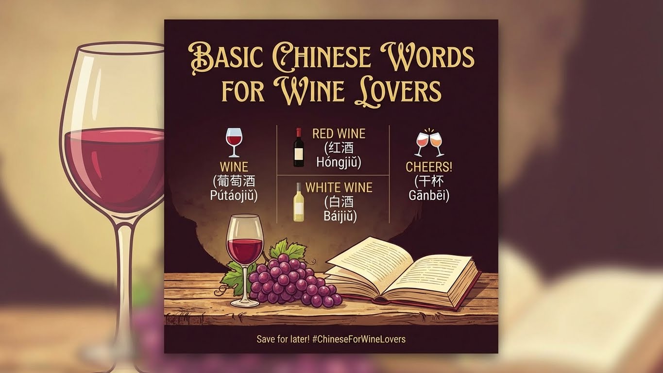 Chinese wine vocabulary for enthusiasts